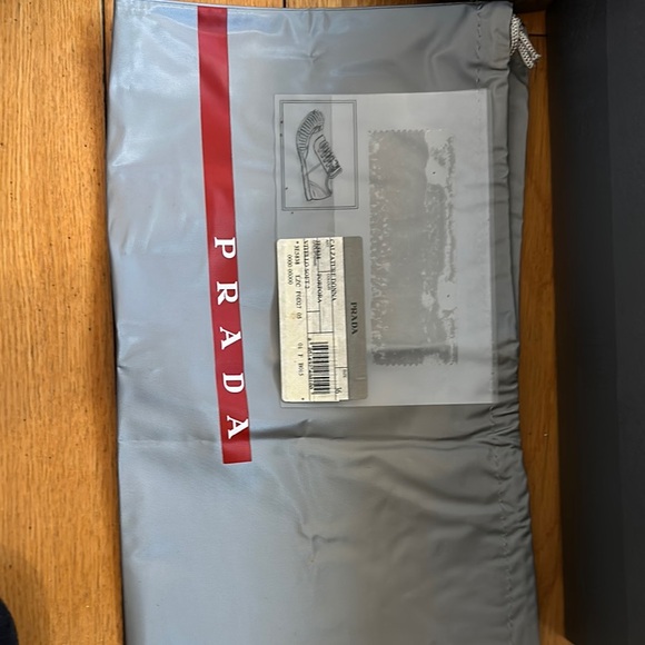 Prada Burgundy Women's Sneakers - Picture 14 of 16